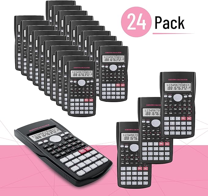 Mr. Pen- Scientific Calculators Bulk, 24 Pack, 2 Line, 240 Functions, 12 Digit - Image 2