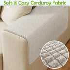 Couch Arm Covers, Sofa Arm Covers, Waterproof Armrest Cover - Image 4
