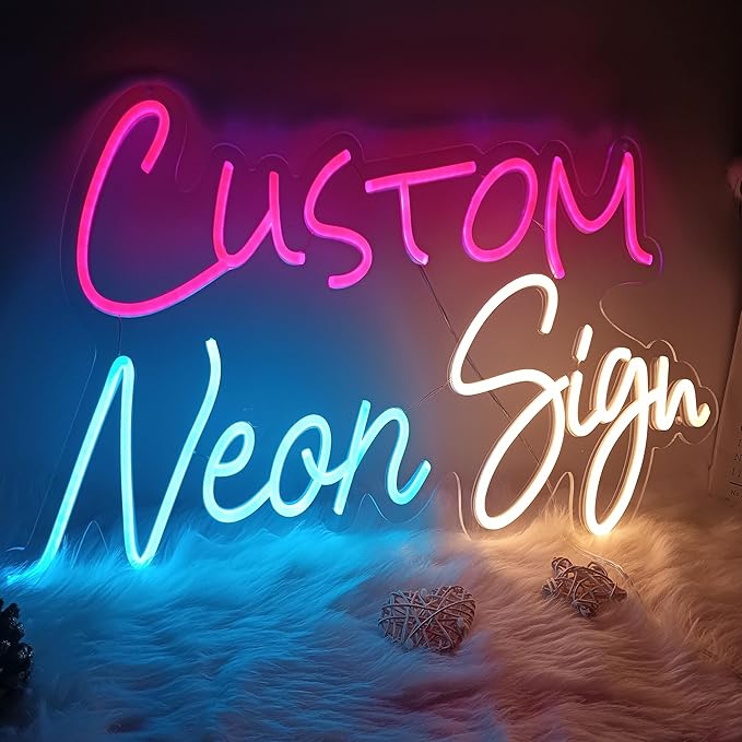 Custom Neon Sign, Neon Sign Customizable by Unknown