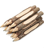 BSIRI Pencil Wood Favors of Graphite Wooden Tree Rustic Twig Pencils Birch of by HB3FbyBSIRI
