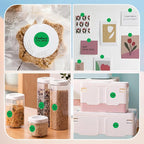 1 Inch Round Color Coding Labels, 1000 Dots Per Roll Green Color Coded Dot - Image 7