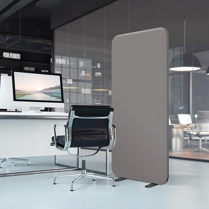 DECOLAB Standing Wall Room Dividers, Portable Partition - Image 2