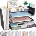 OPNICE Desk Organizer, 4-Tier Desktop File Organizer by OPNICE