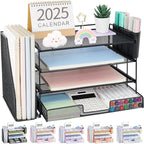 OPNICE Desk Organizer, 4-Tier Desktop File Organizer by OPNICE