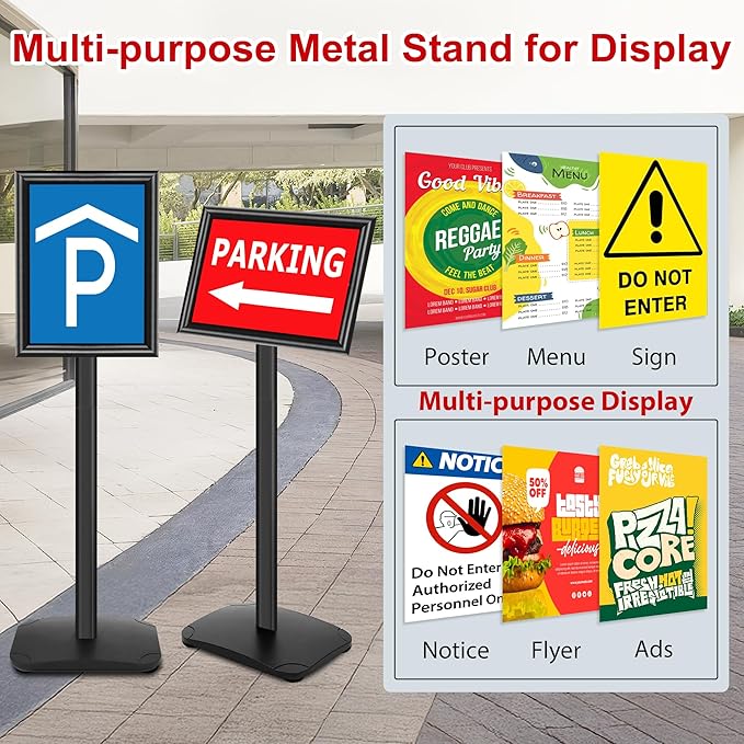 VAIIGO Heavy Duty Sign Holder Stand 8.5x11 Inch - Image 7