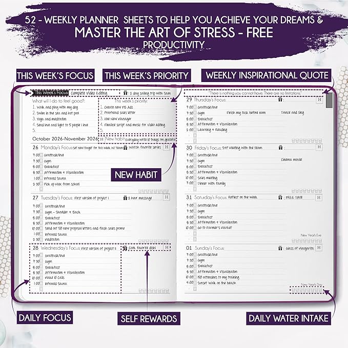 Law of Attraction Planner 2026 Deluxe - Image 3
