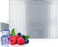Amiff Silver Thermal Bubble Mailer, ‎24 x 20 Inches. 10 Pack Metallic Bubble by AMIFF