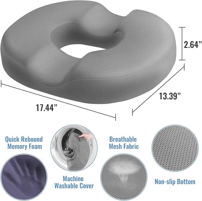 CloudBliss Donut Pillow Seat Cushion Chair Pad - Image 2
