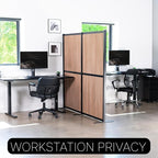 VIVO Modular Wall System, 2 PET Panels, Modern Professional Office Cubicle - Image 6