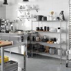 Regal Altair 18" Deep x 54" Wide x 54" Height Wire Shelving Kit | 4-Tier | NSF - Image 5
