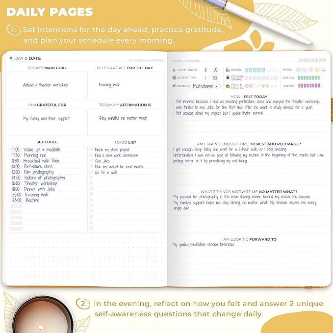 Clever Fox Self-Care Journal – Wellness & Daily Reflection Notebook – Mental - Image 4