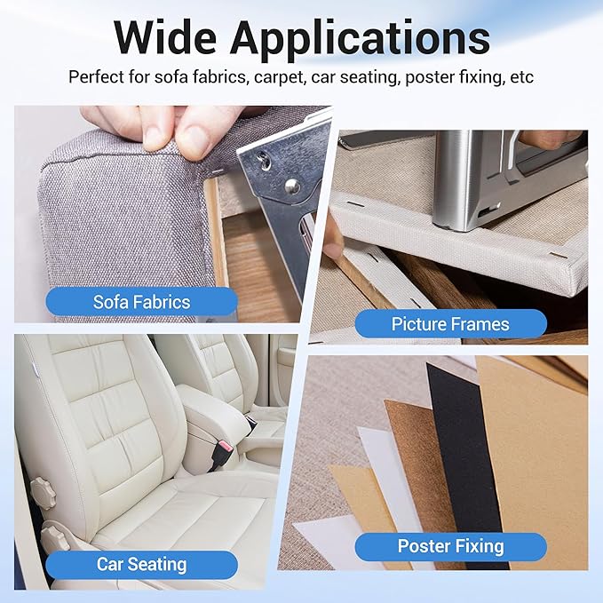 meite JT21 Staples, 1/4 Inch Galvanized Fine Wire Staples - Image 5