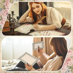 TaoBary 160 Pcs Stationery Paper Set 50 Double Sided Stationery Papers - Image 6