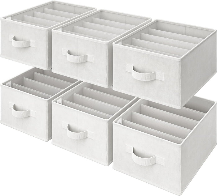 GRANNY SAYS 6-Pack Skinny Jeans Organizer for Closet, Tidy Up Easily