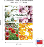 Planner Pad Spiral Bound 3-Tier Funnel Down 12 Month Organizer, July 2025 – - Image 6