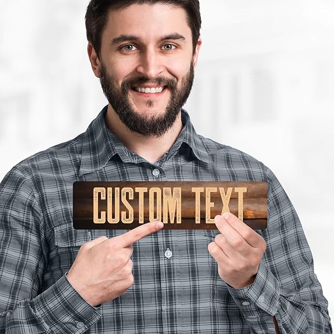Custom Sign, Custom Street Sign, 11 Font Colors, 13 Font Styles, 4 Hole Options - Image 2