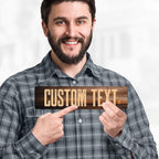 Custom Sign, Custom Street Sign, 11 Font Colors, 13 Font Styles, 4 Hole Options - Image 2