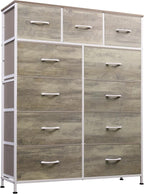 WLIVE Tall Dresser for Bedroom, Fabric Dressers Storage Tower, Dresser & Chest by WLIVE