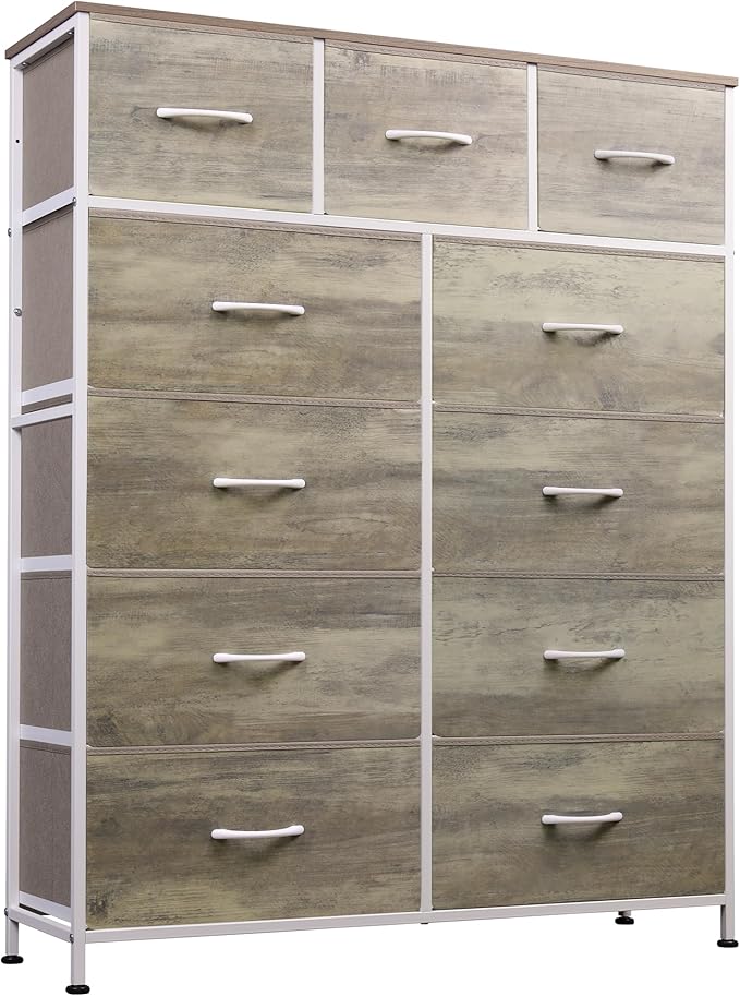 WLIVE Tall Dresser for Bedroom, Fabric Dressers Storage Tower, Dresser & Chest by WLIVE
