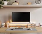 Fenge Monitor Stand, Dual Monitor Riser, 42.5inch Large Desk Computer Monitor - Image 7