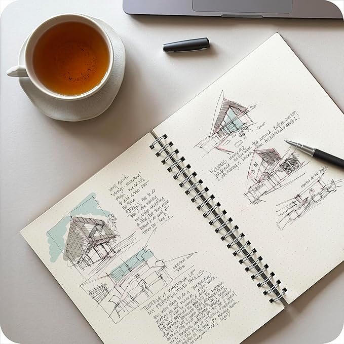 le vent 2-Pack A4 Dot Grid Spiral Notebooks - Image 7