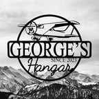 Personalized Metal Airplane Wall Art, Airplane Name Sign, Customized Pilot Name - Image 2