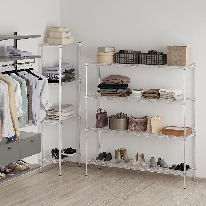 Regal Altair 18" Deep x 60" Wide x 64" Height Wire Shelving Kit | 4-Tier | NSF - Image 7