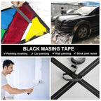 BOMEI PACK Black Painters Tape 1 Inch Bulk - Image 3