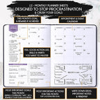 Life Planner - Undated Weekly & Monthly Planner, 12-Month Journey to Increase - Image 4
