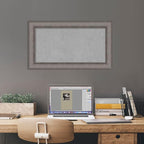 Amanti Art Grey Framed Magnetic Board 16x28 Small Vision Board - Image 5
