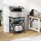 Fannova Printer Stand, 23.6 x 23.6 x 30.1 Inches Large Square Printer Table - Image 8