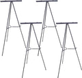 U.S. Art Supply 66" High Boardroom Black Aluminum Flip Chart Easel & by USArtSupply