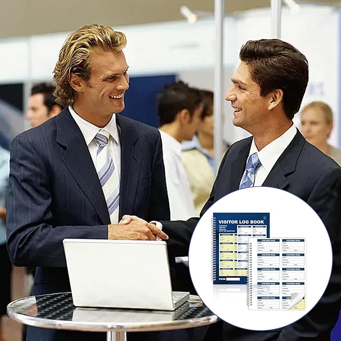 3 Pack of 1500 Visitor Badges Registry Log - Image 8