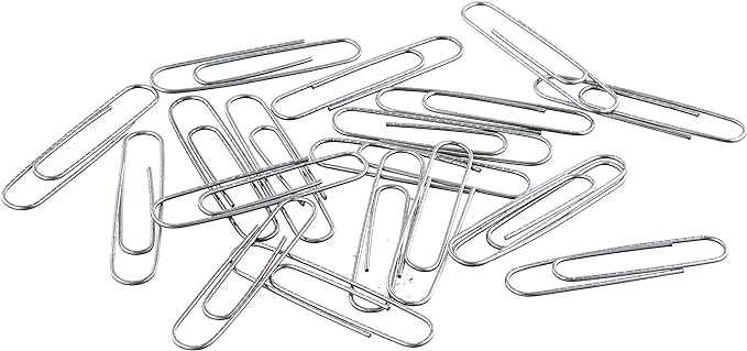 Amazon Basics Jumbo Size Office Paper Clips, Non Skid - Image 3