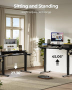 FEZIBO 40 x 24 Inch Height Adjustable Electric Standing Desk - Image 5