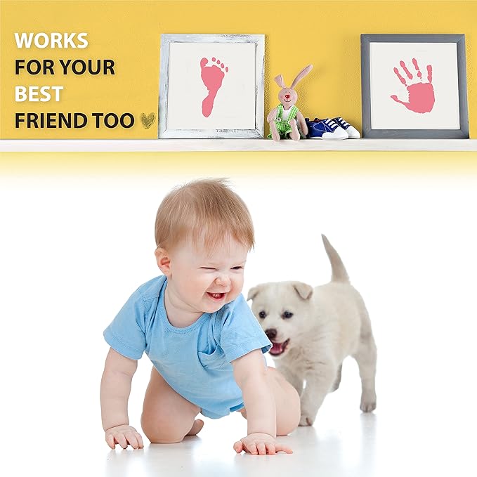 Large Clean Touch Ink Pad for Baby Handprints and Footprints – Inkless Infant - Image 5