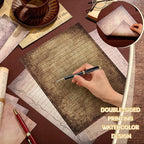 TaoBary 160 Pcs Stationery Paper Set 50 Double Sided Stationery Papers - Image 3