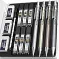 Nicpro 4 Pack Metal Mechanical Pencil Set 0.9mm, MB1000 Lead Drafting Pencil by Nicpro