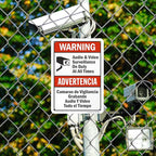 SmartSign 2-Pack 'Warning Audio And Video Surveillance On Duty At All Times' - Image 3