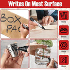 Fuutreo 32 Pcs Jumbo Permanent Markers Bulk Large Chisel Tip Permanent Markers - Image 5