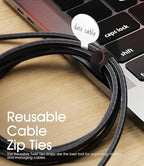 32Pcs Nearockle Cable Labels and Silicone Cable Ties Value Cable Management Set - Image 6