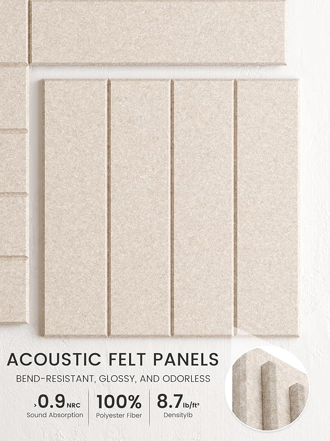 Bumusty Large Cork Board Alternative-36 x24 Felt Bulletin Board Tiles, - Image 3