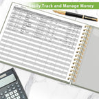 HAUTOCO Hardcover Accounting Ledger Book - Image 2