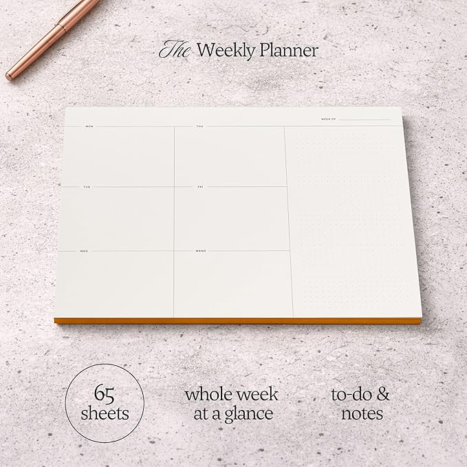 Weekly To-Do List Notepad – Desk Pad - Image 2