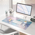QIYI Large Mouse Pad, PU Leather Desk Mat - Image 3
