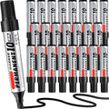 Thenshop 24 Pack Jumbo Permanent Markers Bulk: Large Chisel Tip Permanent by Thenshop
