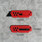 XHM Awesome Small Box Cutter Retractable Blade Ultility Knife, - Image 4