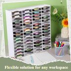 Sunnychicc 2 Pack 60 Grids Ink Pad Storage Holder Stamp Organizer, Ink Pad - Image 6