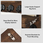 Lwenki Key Holder for Wall, Decorative Key and Mail Holder - Image 3