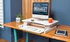 Rocelco 32" Height Adjustable Standing Desk Converter - Image 6